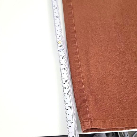 Pendleton Vintage 90s Cognac Brown Straight Leg Chino Pants Size 10 - Picture 10 of 12